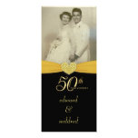 50.o aniversario - invitaciones elegantes de la fo comunicados personales 