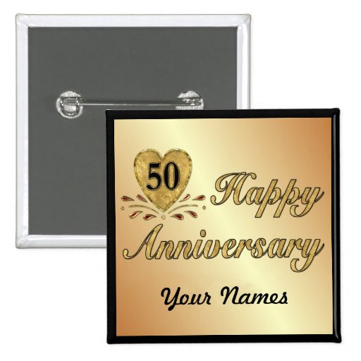 50.o aniversario - oro pins