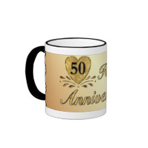 50.o aniversario - oro taza