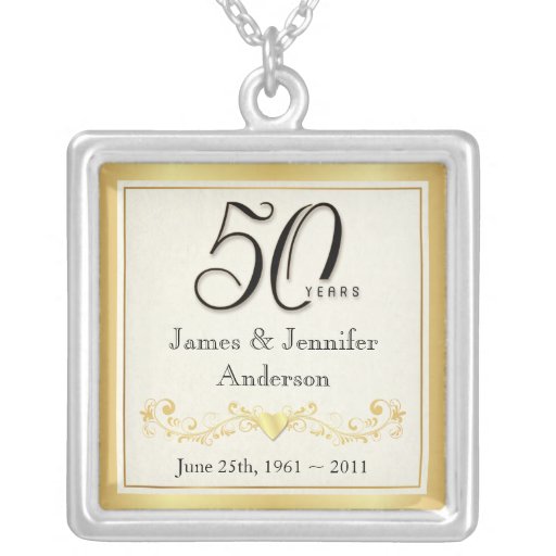 50.o Colgante conmemorativo elegante del aniversar