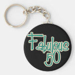 50.o cumpleaños fabuloso llavero personalizado