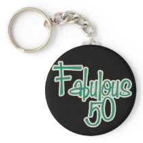 50.o cumpleaños fabuloso llaveros