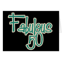 50.o cumpleaños fabuloso tarjetas