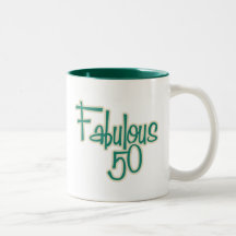 50.o cumpleaños fabuloso tazas de café