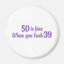 50.o Cumpleaños Iman Para Frigorífico