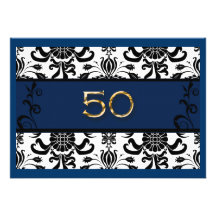 50.o Cumpleaños/invitación del aniversario de boda