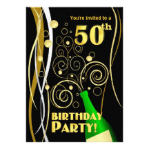 50.o Fiesta de cumpleaños - diversión y Champán fe Comunicados Personales