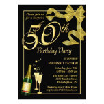 50.o Fiesta de cumpleaños - invitaciones del fiest invitaciones