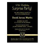 50.o Fiesta de sorpresa del cumpleaños - invitacio Tarjetas Postales