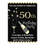 50.o Invitación de la fiesta de cumpleaños