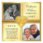 50.o Invitaciones de la foto del corazón de la chi Invitacion Personalizada