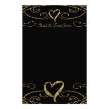 50.o Lámpara del aniversario de boda de oro Papelería Personalizada