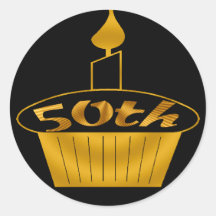 50.o Pegatina del cumpleaños