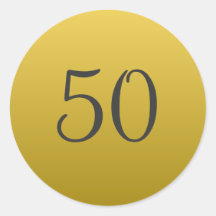 50.o Pegatinas del aniversario de boda