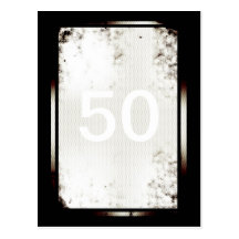 50.o Postal del Minimalist del cumpleaños