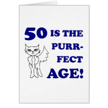 50.o presente de cumpleaños lindo tarjeton