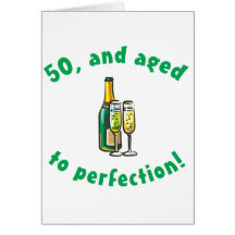 50.o regalo de cumpleaños del vintage felicitacion 
