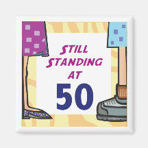 50.o regalo de cumpleaños divertido imán para frigorífico