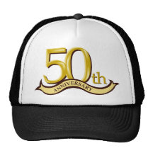 50.o regalo personalizado del aniversario gorras