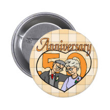 50.o Regalos del aniversario de boda Pins