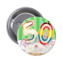 50.o saludo de la fiesta de cumpleaños pins