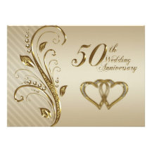 50.o Tarjeta de la invitación del aniversario de b
