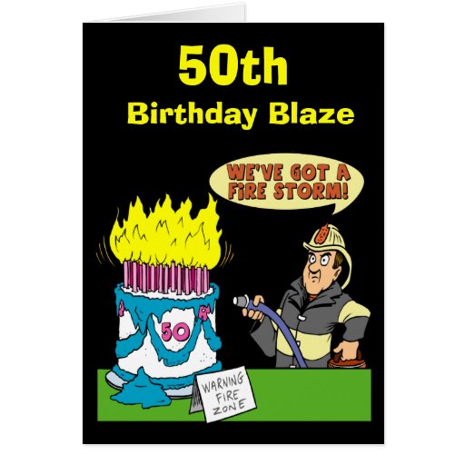 50.o Tarjeta del resplandor del cumpleaños