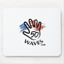 50 ondas Mousepad Alfombrillas De Raton