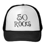 50.os regalos de cumpleaños, 50 ROCAS Gorro De Camionero