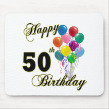 50.os regalos de cumpleaños y ropa felices del cum alfombrilla de raton
