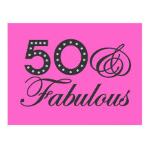 50 y postal fabulosa