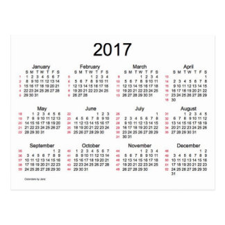 CALENDARIO 2017