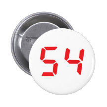 54 cincuenta y cuatro números digitales del desper pin