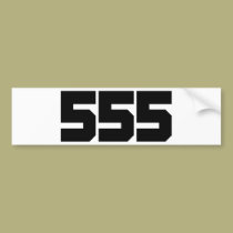 555 pegatinas de parachoque