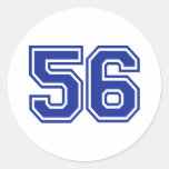 56 - número pegatina