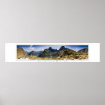 5:1 panorámico del paso de Mackinnon Poster