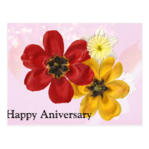 5 Aniversary feliz Tarjetas Postales