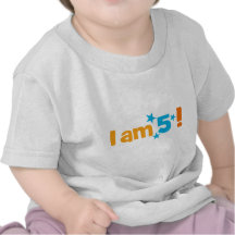 5 birthday t shirt