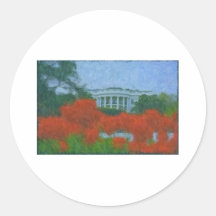 5 f5842-12-398hwhite house_Painting Etiqueta Redonda