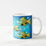 5 pescados tazas