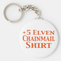 +5 regalos de la camisa de Elven Chainmail Llavero Personalizado