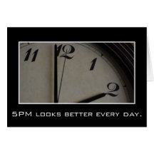 5pm parece mejor y mejor cada día tarjeton