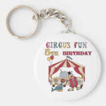 5tas camisetas y regalos del cumpleaños del circo llaveros
