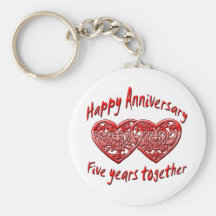 5to. Aniversario Llaveros Personalizados