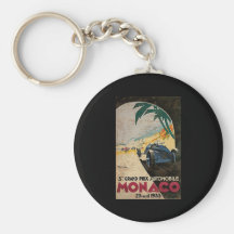 5to Grand Prix automóvil 1933 2 de Mónaco Llaveros