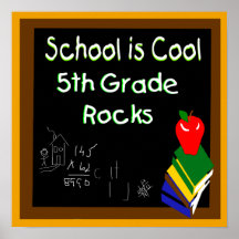 5to La escuela primaria es poster fresco