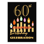 60.a - 69.a invitación de la fiesta de cumpleaños  invitaciones