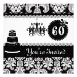 60.a MODA de la INVITACIÓN del CUMPLEAÑOS del VINT