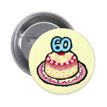 60.o Botón de la fiesta de cumpleaños