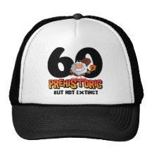 60.o cumpleaños prehistórico gorra